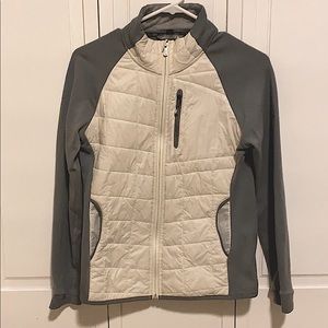 Smart wool, Size M, Light Weight, White/ Grey Coat